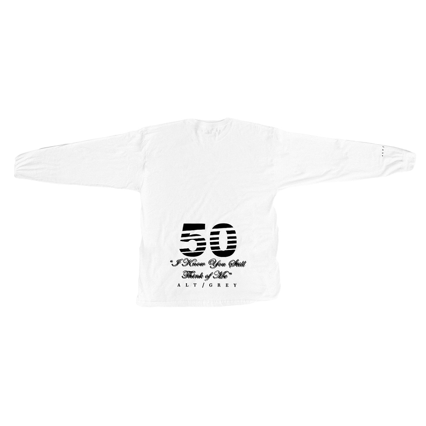 Long Sleeve Tee - 50 f.s.o. Grey - White