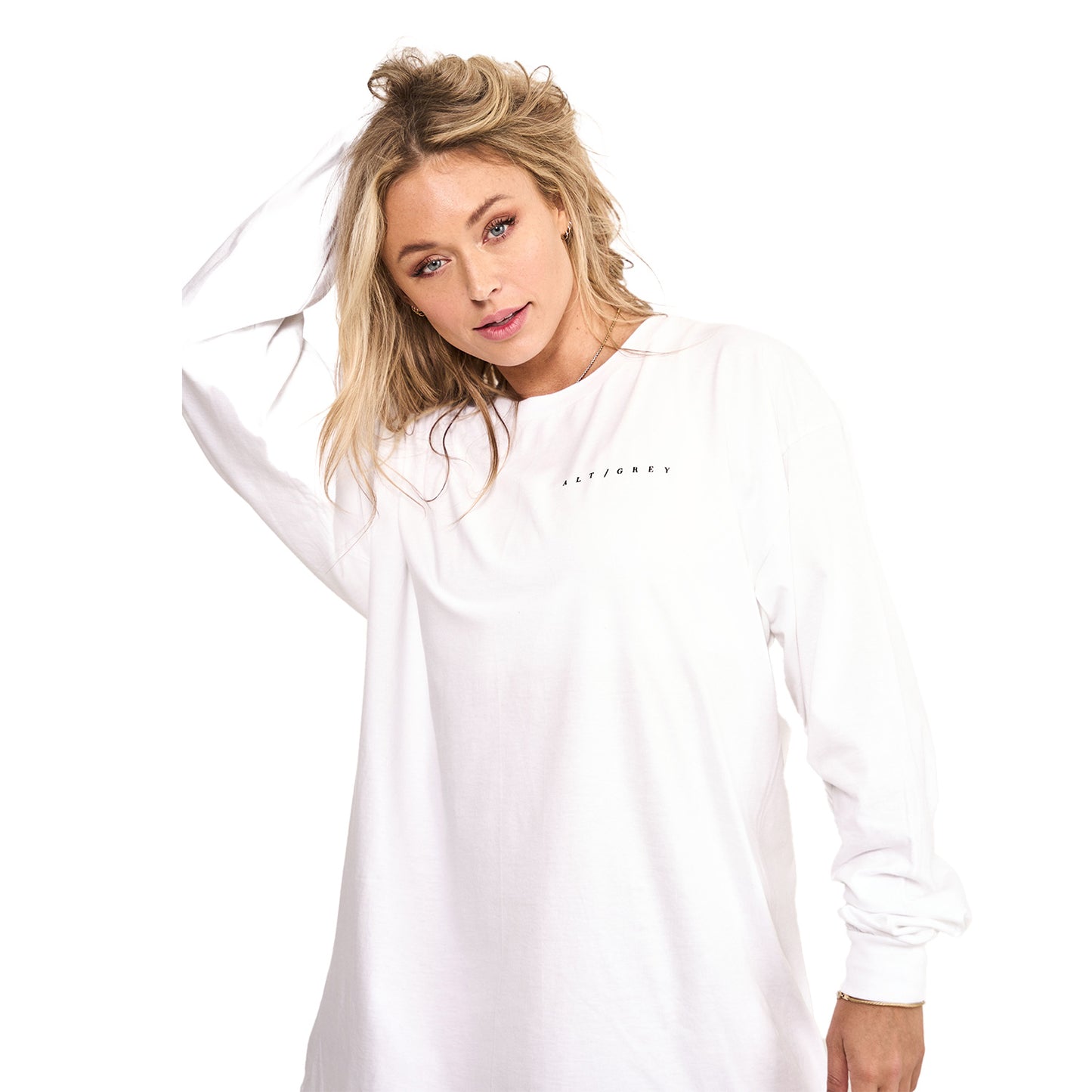Long Sleeve Tee - 50 f.s.o. Grey - White