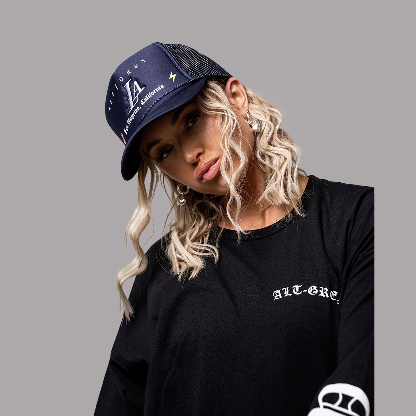 Los Angeles "Homage" Blue Trucker - LA Homage