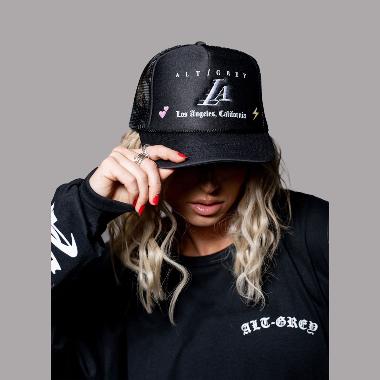 Los Angeles "Homage" Black Trucker - LA Homage