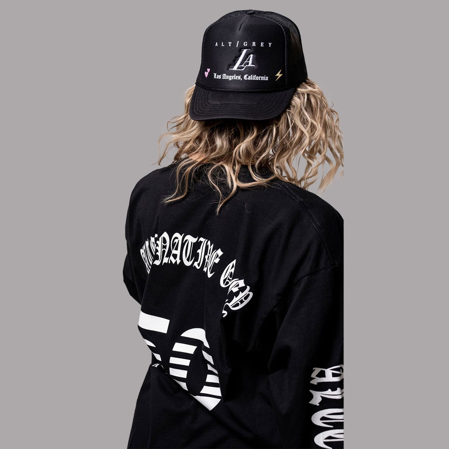 Los Angeles "Homage" Black Trucker - LA Homage