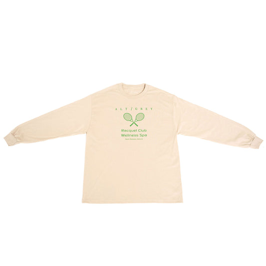 Long Sleeve Tee - Wellness Collection - Sand White
