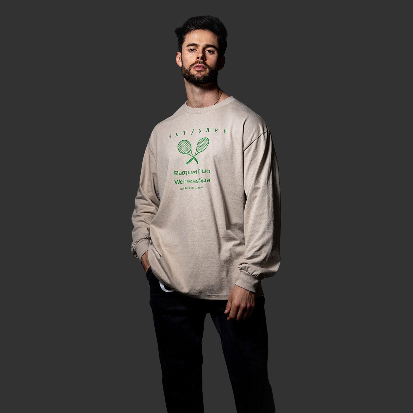 Long Sleeve Tee - Wellness Collection - Sand White