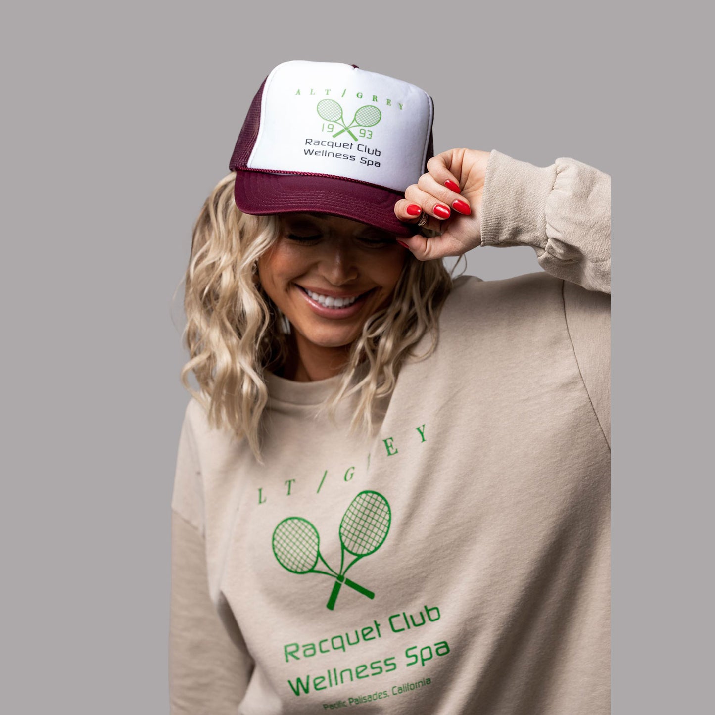 Wellness Collection Hat - Maroon