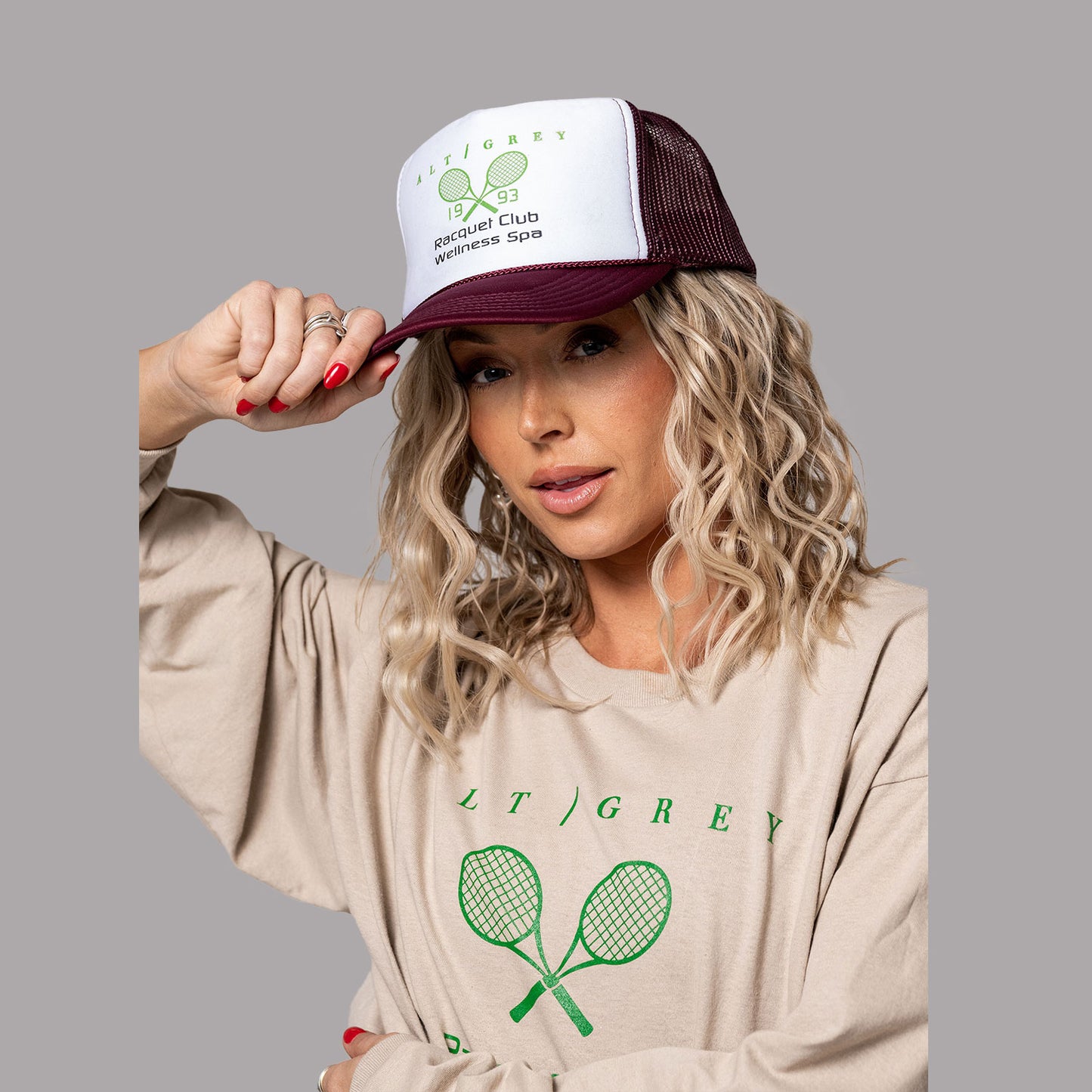 Wellness Collection Hat - Maroon